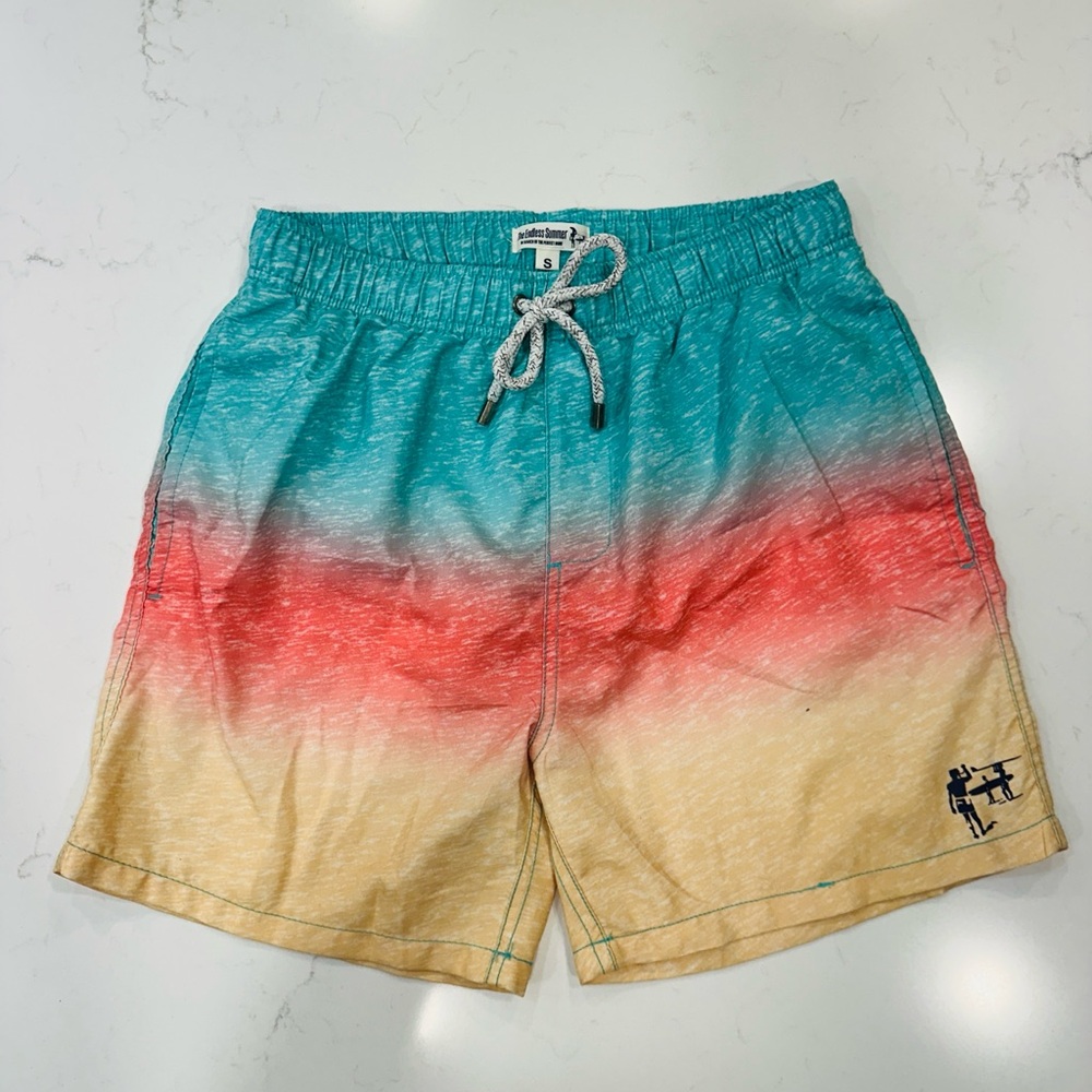 Endless Summer Multicolor Swim Trunks for Men